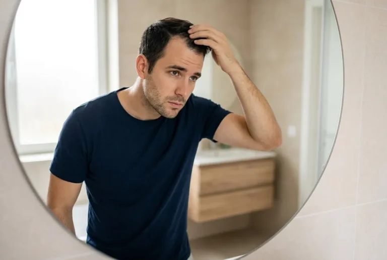 ¿Me estoy quedando calvo?