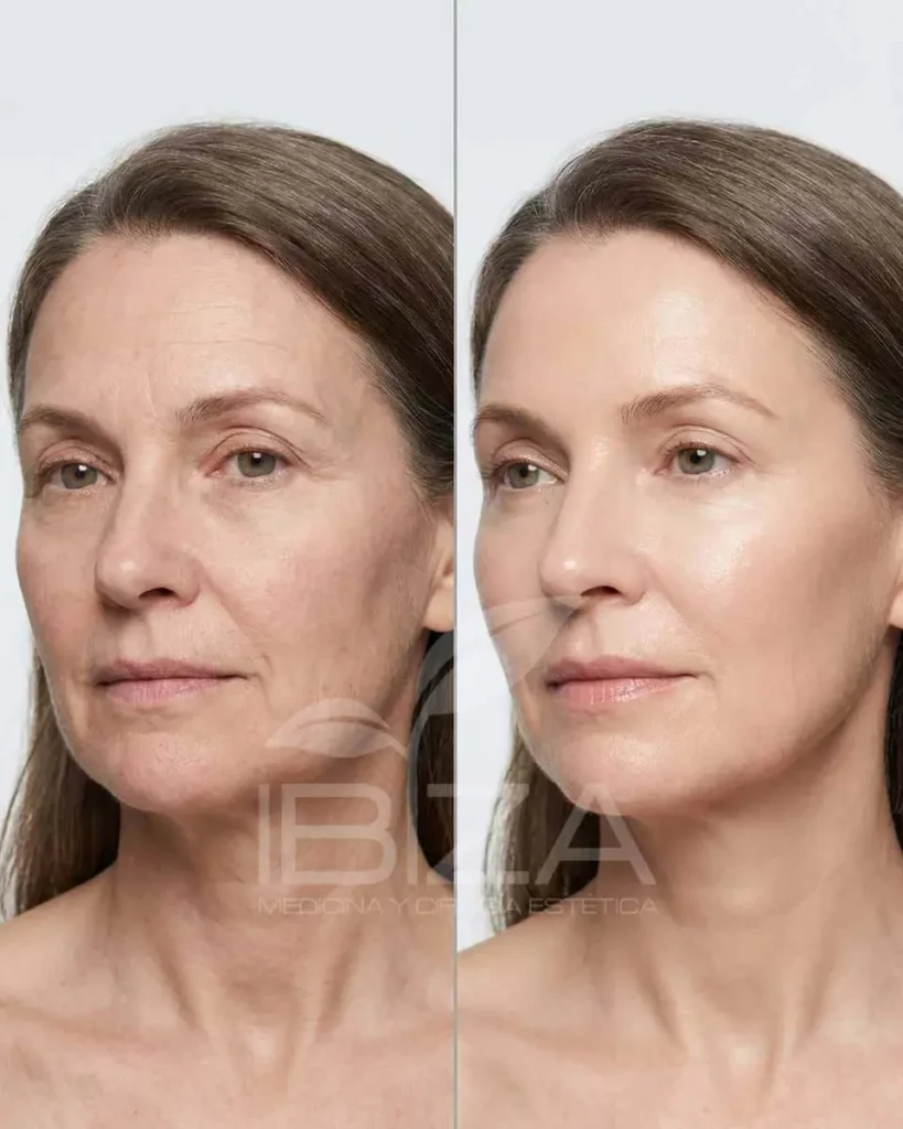 Medicina estética regenerativa antes y después caso 3
