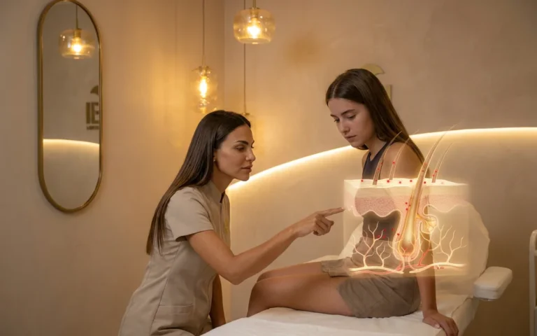 ¿Qué son y por qué salen puntos rojos en las piernas?